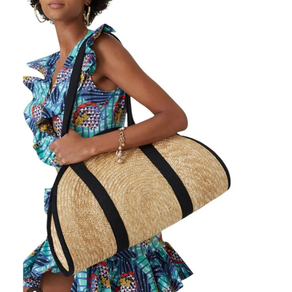 Eugenia Kim Natural Rio Large Straw Bag Beach Pool Resort - Picture 1 of 14